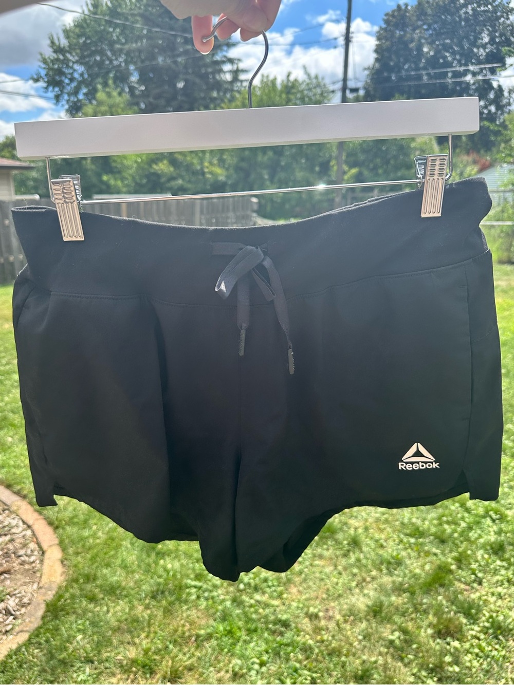 Reebok Black Women's Athletic Drawstring Shorts